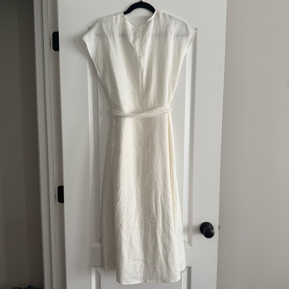 Mango Linen-Blend Dress - Picture 11 of 12